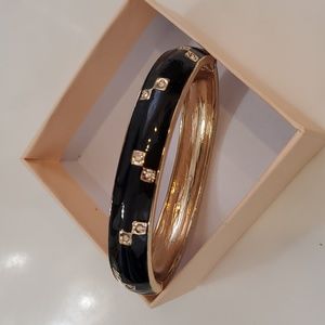 Fashion bracelet black and gold